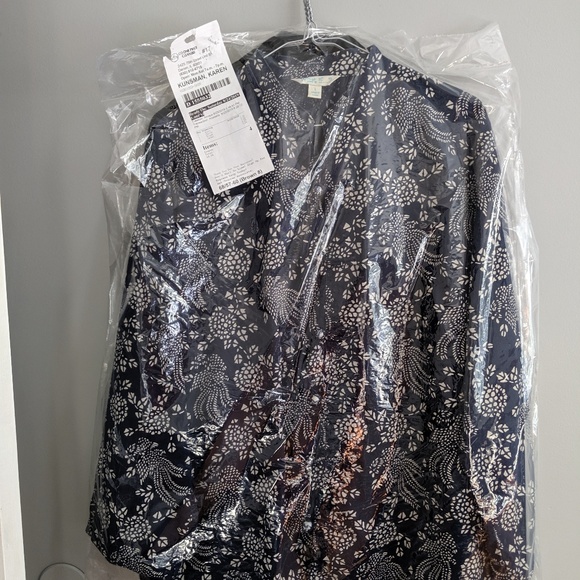 Vintage Linen Jacket Layering Piece Size Large - Picture 7 of 8